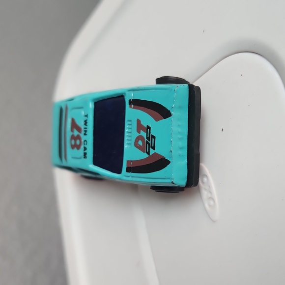 Vintage Die Cast Toy Car DT Twin Cam 87 Turquoise Blue - Picture 2 of 8